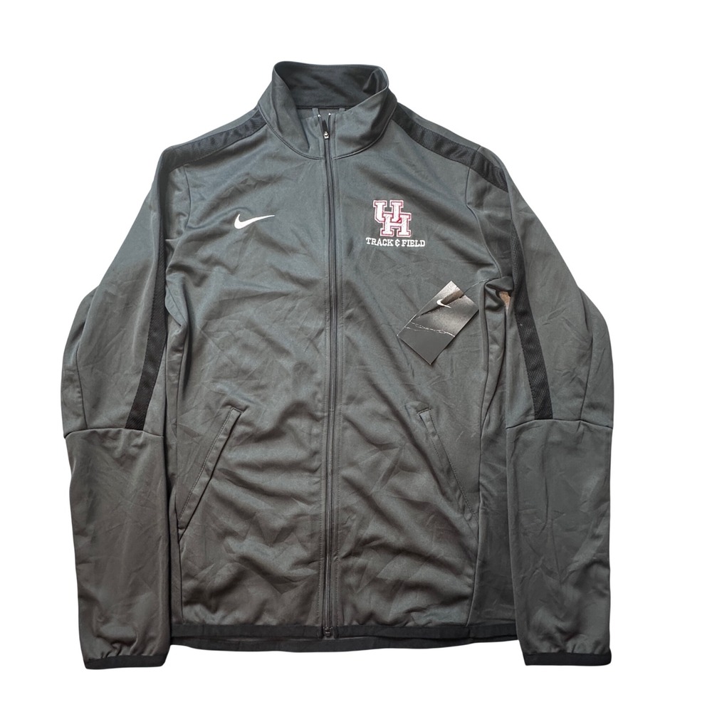 Nike Jacket Womens M Grey UH Track & Field Full Zip 836119-062 Athletic Training